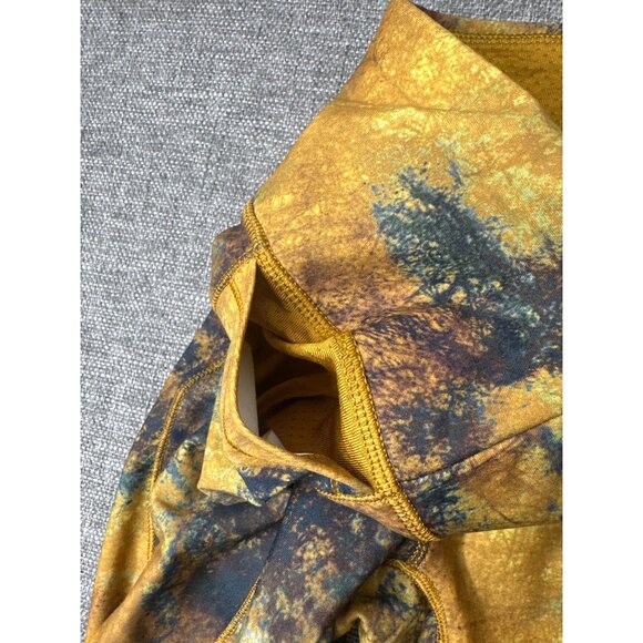 Calia Womens XS Yellow Multicolor High-Waisted Leggings With Pockets - Picture 4 of 9